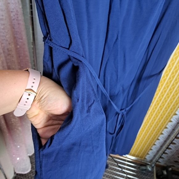 NWT KNOX ROSE WIDE STRIPE SLEEVELESS DRESS - Picture 3 of 7